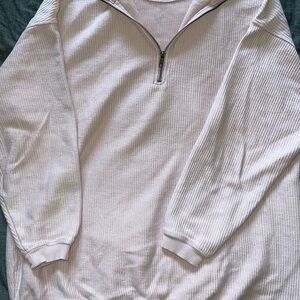 Aerie ribbed quarter zip